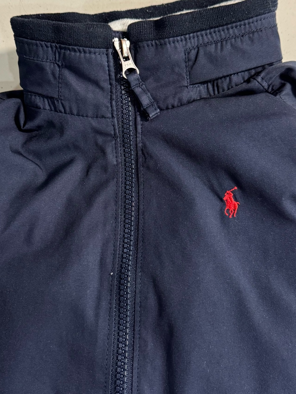 Polo Ralph Lauren Boys Navy Windbreaker Jacket Size 7